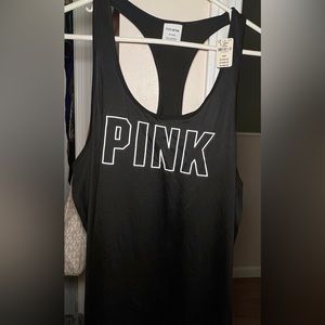 NWT Medium Victoria’s Secret PINK Black Active Tank